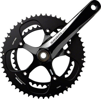 SRAM Apex Crankset - 170mm, 10-Speed, 50/34t, 110 BCD, GXP Spindle Interface, Black