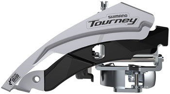 Shimano Tourney FD-TY600-L6 Front Derailleur - 6/7/8-Speed, Triple, Top Swing, Dual Pull, 31.8/34.9mm