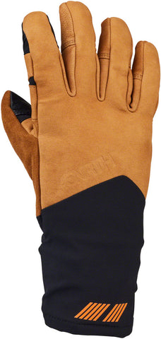 45NRTH 2024 Sturmfist 5 LTR Leather Gloves - Tan/Black, Full Finger, X-Large