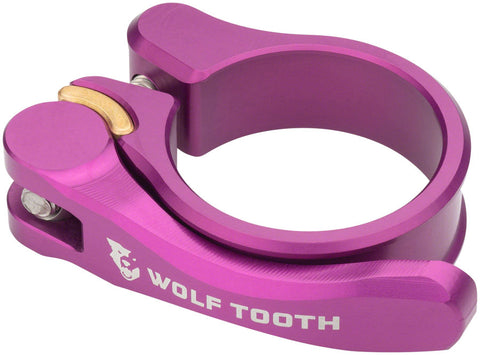 Wolf Tooth Components Quick Release Seatpost Clamp - 34.9mm, QR, Purple